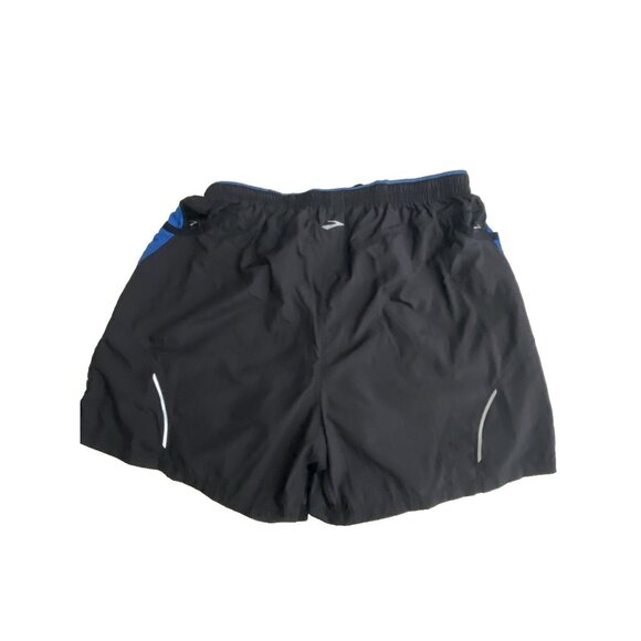 Brooks Mens Black Baltic Size Medium Infiniti Notch Shorts II 65+ degrees 2 in 1 - Picture 13 of 14